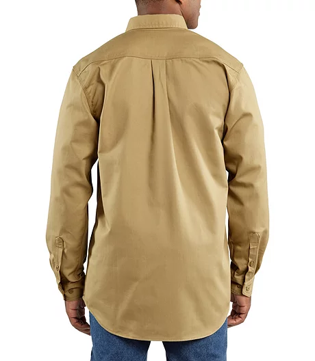 Carhartt Men's Flame Resistant Button Down Collar Twill Pocket Flaps Shirt 3 Carhartt Men's Flame Resistant Button Down Collar Twill Pocket Flaps Shirt