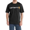 Carhartt Men's Classic Logo T Shirt - Black -Helly Hansen shop 21070 K195BLK PROD 1 BLACK
