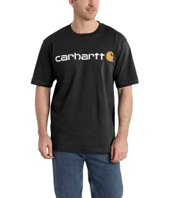 Carhartt Men's Classic Logo T Shirt - Black
