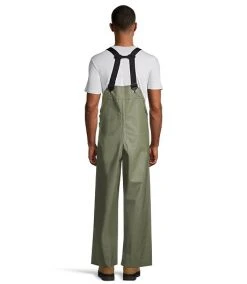 Helly Hansen Workwear Men's Engram PVC Rain Bib Overall -Helly Hansen shop 217791 70124 PROD 2 LGTGRN