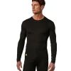 Helly Hansen Workwear Men's Lifa Base Layer Crew Neck Long Sleeve Thermal Top - Black