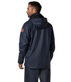 Helly Hansen Workwear Men's Gale Rain Jacket -Helly Hansen shop 231600 70282 PROD 2 NAVY