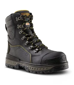 DAKOTA Men's 8 Inch Composite Toe Composite Plate 8516 Waterproof HD3 Work Boots -Helly Hansen shop 249298 5ANADK9 8516 PROD 1 BLACK