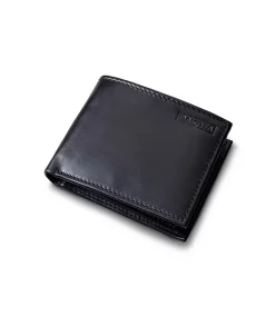 DAKOTA Men's Bifold 2 Currency Pockets 9 Card Pockets Leather Wallet - Black -Helly Hansen shop 252582 6CTLDKPC84702BK PROD 1 BLACK
