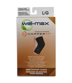 Wel-max Copper 88 Knee Support Sleeve -Helly Hansen shop 258900 6CTLWMASCP806 PROD 1 BLKCPR