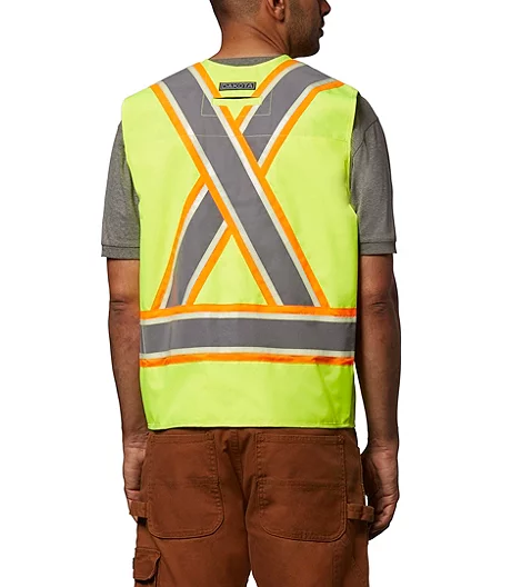 DAKOTA Men's VizLite DT Class 2 300D Surveyor's Vest 5 DAKOTA Men's VizLite DT Class 2 300D Surveyor's Vest - Image 3
