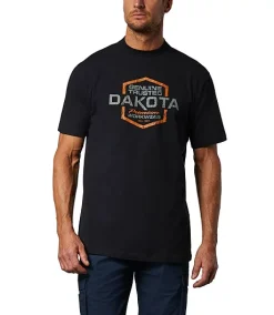 DAKOTA Men's Short Sleeve Genuine Logo T-Shirt