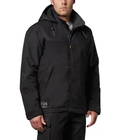 Helly Hansen Workwear Men's Oxford Insulated Winter Jacket - Black -Helly Hansen shop 271968 73290 PROD 1 BLACK