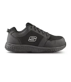 Skechers Work Men's Aluminum Toe Steel Plate Lace Up Athletic Safety Shoes - Black -Helly Hansen shop 292487 99999068 PROD 2 BLACK