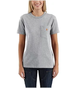 Carhartt Women's Original Fit Heavyweight Pocket Crewneck Work T Shirt
