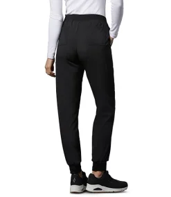 Scrubletics Women's Jogger Fit Elastic Stretch Waist Scrub Pants - Black -Helly Hansen shop 297821 3FLDSCS20380BLK PROD 2 BLACK