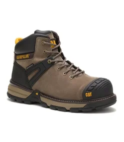 CATERPILLAR CAT Men's 6 Inch Composite Toe Composite Plate Excavator Superlite Waterproof Boots