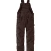 Carhartt Men's R01 Heavyweight Cotton Duck Bib Overalls - Dark Brown