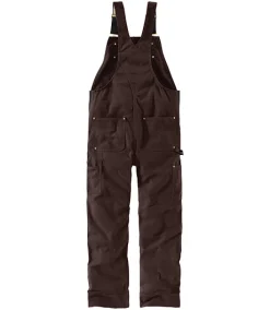 Carhartt Men's R01 Heavyweight Cotton Duck Bib Overalls - Dark Brown