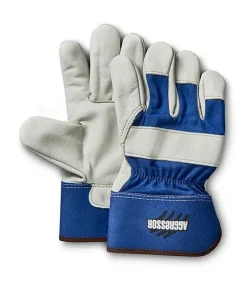Aggressor Men's Full Grain Cowhide Fitter Gloves