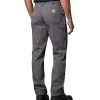 Carhartt Rugged Flex Rigby Dungaree Knit Lined Relaxed Fit Work Pants - Gravel