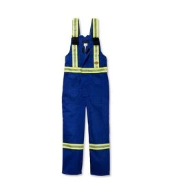 Firewall Men's Flame Resistant Striped Bib Overall -Helly Hansen shop 30572 41679 PROD 3 ROBLUE
