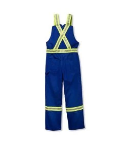 Firewall Men's Flame Resistant Striped Bib Overall -Helly Hansen shop 30572 41679 PROD 4 ROBLUE