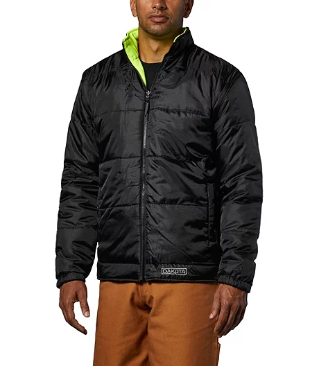 DAKOTA Men's Hi-Visibility 7-In-1 T-MAX Lined Jacket 3 DAKOTA Men's Hi-Visibility 7-In-1 T-MAX Lined Jacket