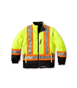 DAKOTA Men's Hi-Visibility 7-In-1 T-MAX Lined Jacket 9 DAKOTA Men's Hi-Visibility 7-In-1 T-MAX Lined Jacket -Helly Hansen shop 30601 1AAGDK HV7J01 PROD 4 LIME