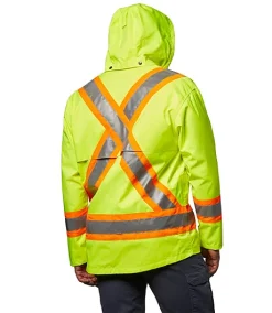 Viking Men's Professional Journeyman Hi-Vis Waterproof And Windproof Rain Jacket 9 Viking Men's Professional Journeyman Hi-Vis Waterproof And Windproof Rain Jacket -Helly Hansen shop 30627 6330J PROD 2 GREEN
