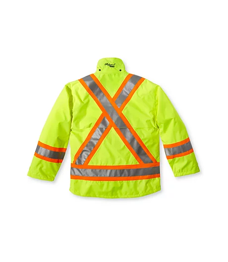 Viking Men's Professional Journeyman Hi-Vis Waterproof And Windproof Rain Jacket 3 Viking Men's Professional Journeyman Hi-Vis Waterproof And Windproof Rain Jacket