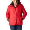 Viking Women's Creekside 3-In-1 Rain Parka Jacket -Helly Hansen shop 31664 880 PROD 1 RED