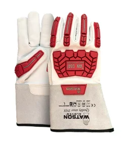 WATSON GLOVES Van Goat Ansi Cut A5 Goatskin Gauntlet Gloves - ONLINE ONLY