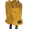 WATSON GLOVES The Duke Fleece Lined Gold Gloves - ONLINE ONLY
