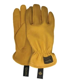 WATSON GLOVES The Duke Fleece Lined Gold Gloves - ONLINE ONLY