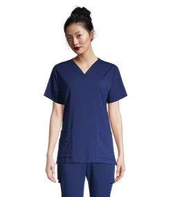 Health Pro Heart Women's Heart 5 Pocket V-Neck Scrub Top