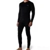 Windriver Men's T-MAX Thermal Base Layer One Piece Combo - Black -Helly Hansen shop 324233 6BSHWRFBTM196 PROD 1 BLACK