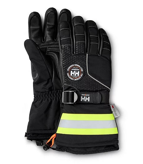 Helly Hansen Workwear Men's Waterproof Hi-Vis Work Gauntlet Gloves 3 Helly Hansen Workwear Men's Waterproof Hi-Vis Work Gauntlet Gloves
