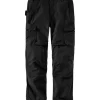 Carhartt Men's Rugged Flex Steel Mid Rise Cargo Work Pants - Black -Helly Hansen shop 336215 103335 BLK PROD 1 BLACK