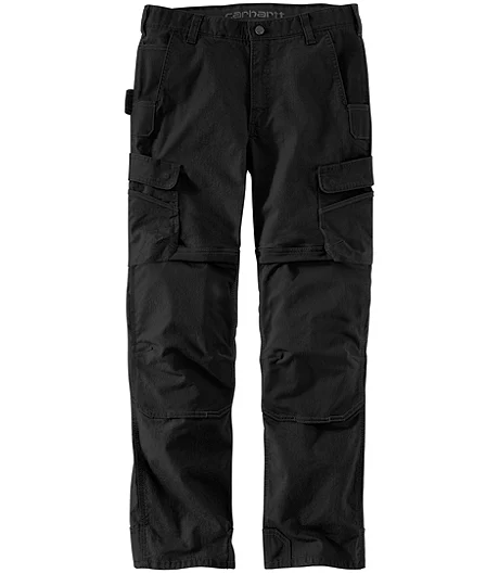 Carhartt Men's Rugged Flex Steel Mid Rise Cargo Work Pants - Black 3 Carhartt Men's Rugged Flex Steel Mid Rise Cargo Work Pants - Black