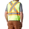Workhorse Men's CSA Approved Hi-Viz, 5-Point Tear Away Traffic Vest -Helly Hansen shop 33634 STV 2HVGQ PROD 2 GREEN