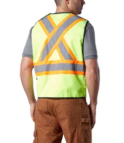 Workhorse Men's CSA Approved Hi-Viz, 5-Point Tear Away Traffic Vest