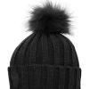 Helly Hansen Women's Knit Fleece Lined Pom-Pom Toque - Limelight -Helly Hansen shop 347516 67156 PROD 1 BLACK