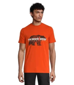 Helly Hansen Workwear Men's Crewneck Graphic Work T Shirt -Helly Hansen shop 351224 79261 290 PROD 1 DRKORG