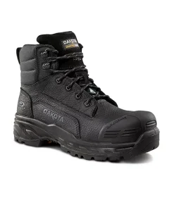 DAKOTA Men's 6410 Composite Toe Composite Plate 6 Inch FRESHTECH Safety Work Boots -Helly Hansen shop 351290 5ANBDK1 6410 PROD 1 BLACK