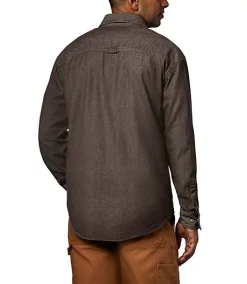 DAKOTA Men's Snap Front Coloured Cotton Denim Shirt