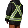 DAKOTA Men's Hi Vis Hyper-Dri 3 Waterproof T-Max Lined Rip Stop Polyester Parka Jacket -Helly Hansen shop 35151 1AAGDK HVHDL01 PROD 2 BLACK