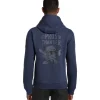 Dakota Workpro Series Men's WorkPro Series Kangaroo Pocket Hooded Work Sweatshirt - Indigo Blue -Helly Hansen shop 352814 1AAKDWS FGH001 PROD 2 INDBLU