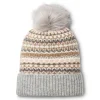 Denver Hayes Women's Fair Isle Pattern Knit Toque -Helly Hansen shop 354501 6DUBDHF1 HG1553 PROD 1 GRPKCR