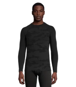 Dakota Workpro Series Men's Performance Baselayer Raglan Long Sleeve Crewneck Top - Camo -Helly Hansen shop 355433 6BSFDKFBDW267F1 PROD 1 BLACK