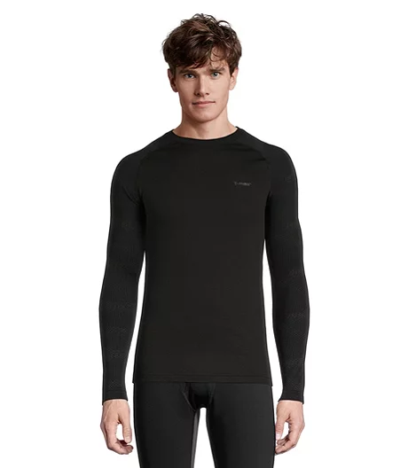 Windriver Men's T-Max Heat Baselayer Crewneck Long Sleeve Camo Top 4 Windriver Men's T-Max Heat Baselayer Crewneck Long Sleeve Camo Top - Image 2