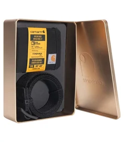 Carhartt Men's Heavy Duty Belt And Nylon Wallet Gift Set - Black -Helly Hansen shop 355782 A000578000103 PROD 2 BLACK