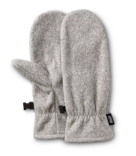 Wel-max Women's Soft Fleece T-Max Heat Mittens - Grey 3 Wel-max Women's Soft Fleece T-Max Heat Mittens - Grey