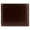 Mancini Leather Goods Men's Casablanca RFID Secure Billfold Wallet Brown - ONLINE ONLY