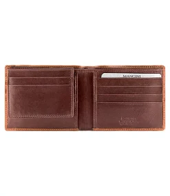 Mancini Leather Goods Men's Casablanca RFID Billfold Wallet Cognac - ONLINE ONLY -Helly Hansen shop 360290 8700851 CG PROD 2 COGNAC